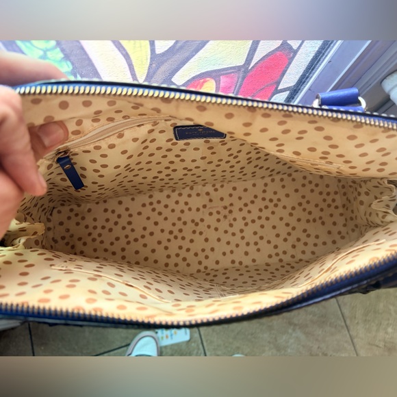 Kate Spade Royal Blue Satchel tote - Picture 3 of 4